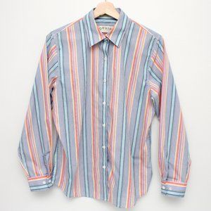 Orvis Button Up Long Sleeve Shirt Carefree Sz 8